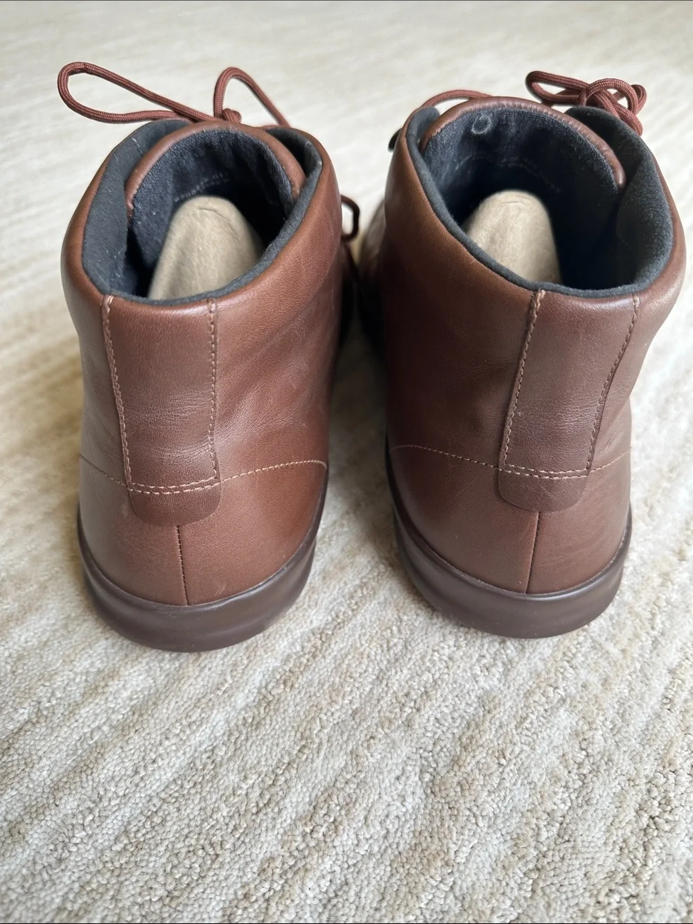 Like New Camper Chasis Sport Brown Leather Ankle Boot Chukka Style Sneaker Sz 11